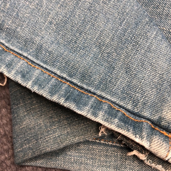 James Jeans preserved denim low rise bootcut Y2K jeans distressed size 25 - Picture 12 of 13